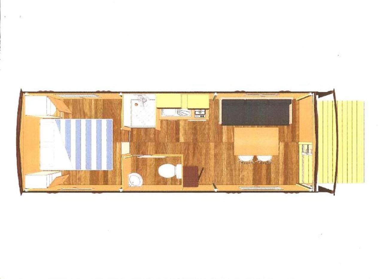 Camping Les Amandiers Castelnau-de-Guers Екстер'єр фото